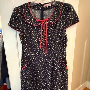 Original ModCloth Trollied Dolly Wiggle Dress - Size L